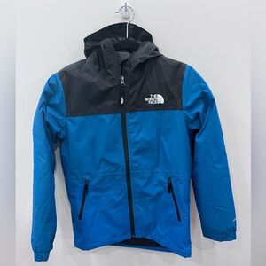 THE NORTH FACE BOYS' WARM STORM RAIN JACKET (fleece lined)